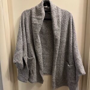 525 America Textured Gray Women's Poncho
